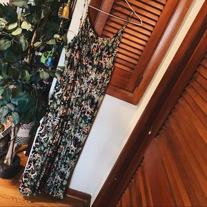 floral maxi skort romper 🌿